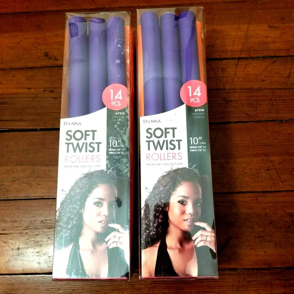 Donna Soft Twist Hair Rollers All Hair Types - 28 Pcs